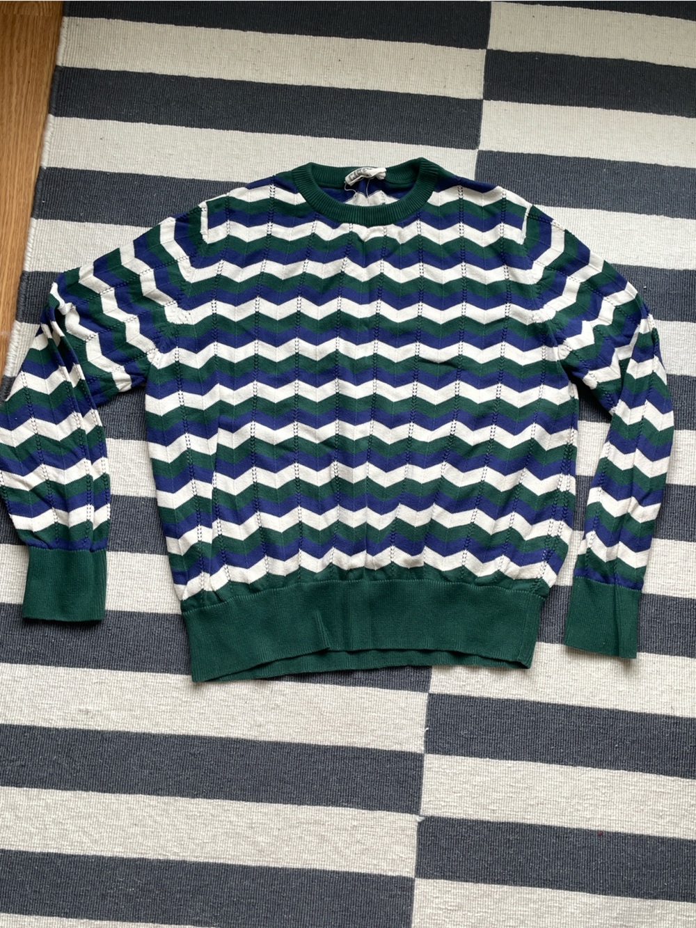 Vintage inspired knit cotton top
